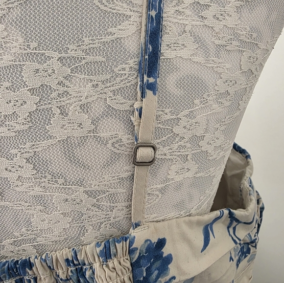 Abercrombie & Fitch Poplin Floral Dress With Pockets XL - Picture 5 of 5